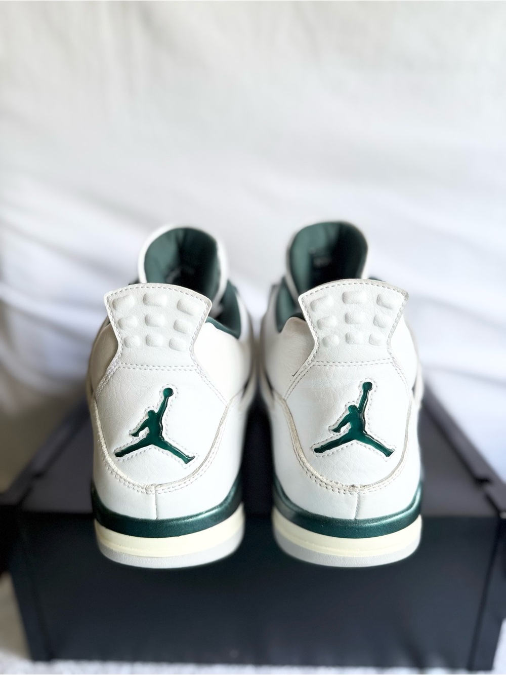 AUTHENTIC Jordan 4 Retro Oxidized Green size 11 FQ8138-103 2023 PRE-OWNED - Picture 5 of 8